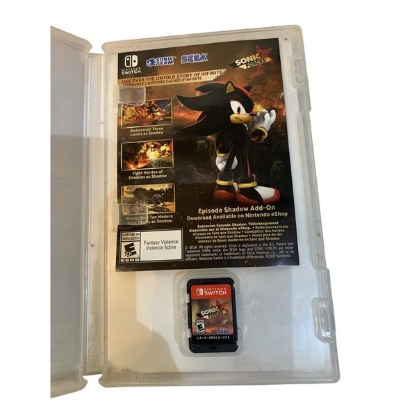 Sonic Forces Bonus Edition Nintendo Switch Game Cartridge Complete - Picture 3 of 4